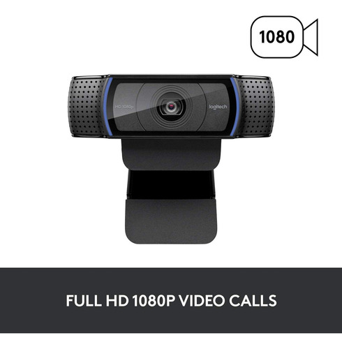 Cámara Web Logitech C920 Hd Pro, Negra
