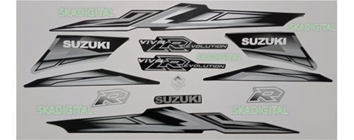 Kit Completo De Calcomanías Suzuki Viva R 2012