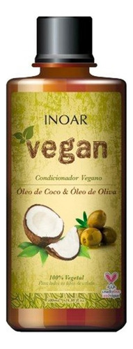  Acondicionador Vegan Inoar 300ml Hidratante Nutrición