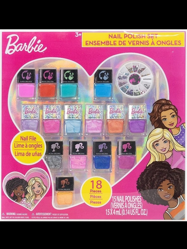 Maquillaje Para Niñas Barbie Pinturas De Uñas 