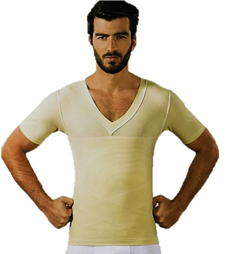 2 Faja Hombre Tipo Camiseta Reductora Action Man Sorprendent