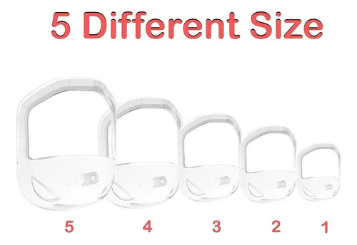 5 Piezas Kit Herramienta Transparente Estilo A Bigote Barba
