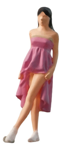 Accesorios De Fotos De Figuras Diorama Para Falda Larga Roja