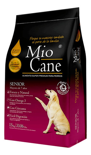 Comida Para Perro Adulto Mio Cane Super Premium Senior 15 Kg