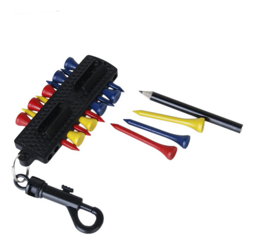 2x Porta Tetas Para Golf 12 Tees 2 De Tool Lápiz Set +