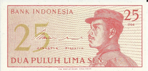 Indoesia 25 Sen 1964