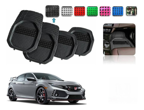 Tapetes 4pz Charola 3d Color Honda Civic Type R 2017 A 2021