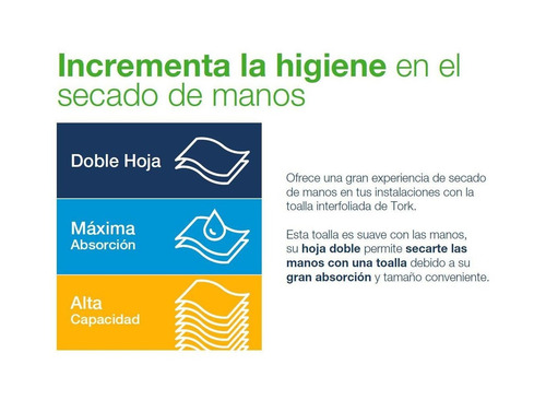 Imagen 2 de 9 de Toalla Interfoliada Tork Xpress® Advanced 16 Pqts 200 Hojas