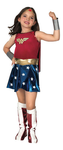 Rubie's Super Dc Heroes Wonder Woman - Disfraz Para Niños,