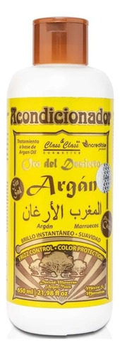  Acondicionador Aceite De Argán Sin Sal Anticaída 650ml