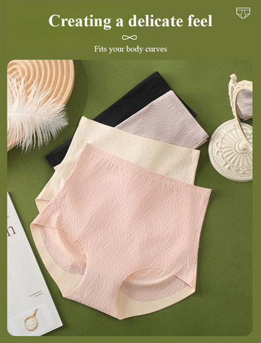 Calzoncillos Tipo Bóxer Para Mujer, De Algodón, Cintura Alta