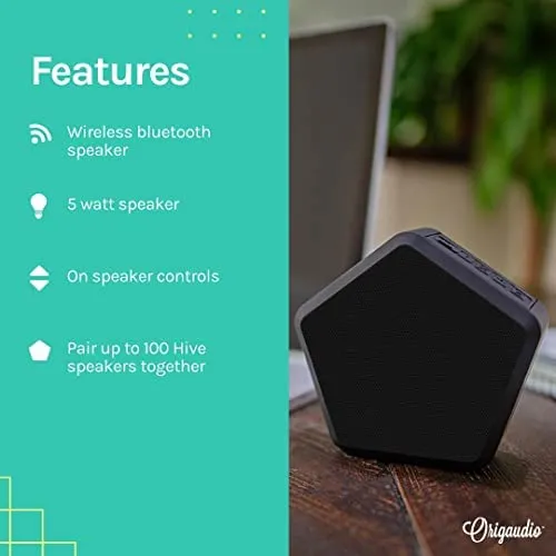 Altavoz Bluetooth Con Sonido Envolvente Portátil Hive Hasta