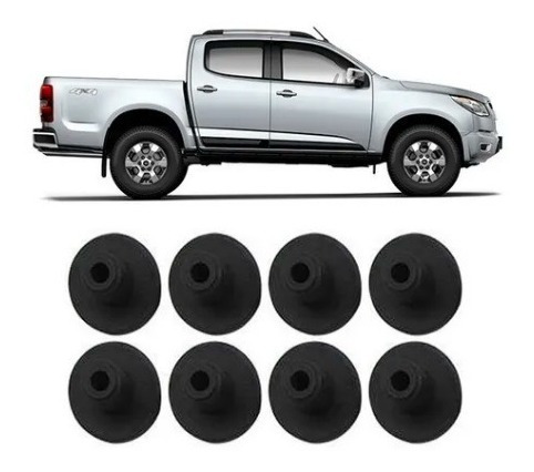 Kit 8 Buchas Feixe Molas Chevrolet S10 2012-2018