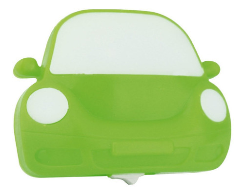 Luz De Noche Sanelec Kids 0,5w Led Diseño Coche Color Verde Verde