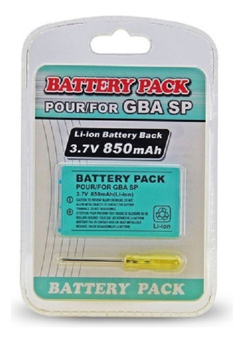 Bateria Para Ds Fat Y Para Gba Sp 850 Mah Y Destornillador