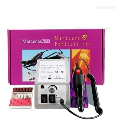 Pulidor De Uñas Profesional + Set De Brocas Y Lijas