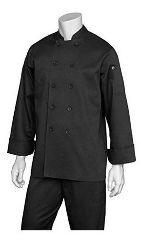 Chef Trabaja Bastille Basic Chef Chamarra Color Negro