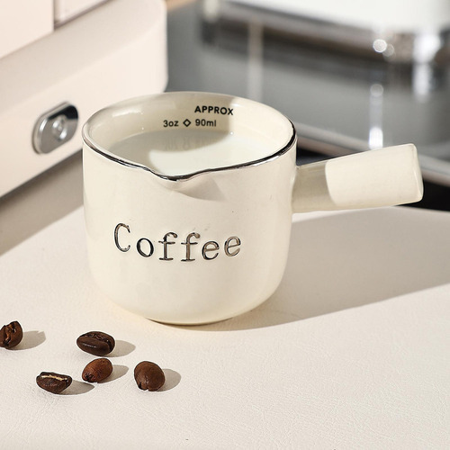 W Taza Medidora De Espresso Tazas De Cerámica De 90 Ml Para