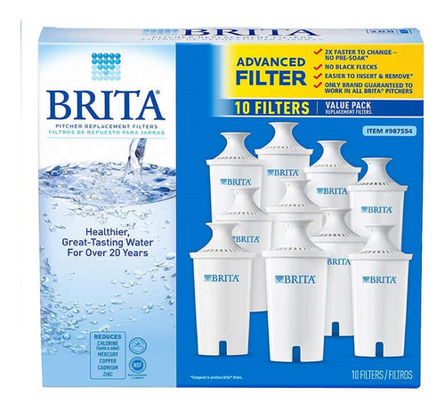 Brita Filtro De Jarra Avanzado Paquete De Cantidad Especial