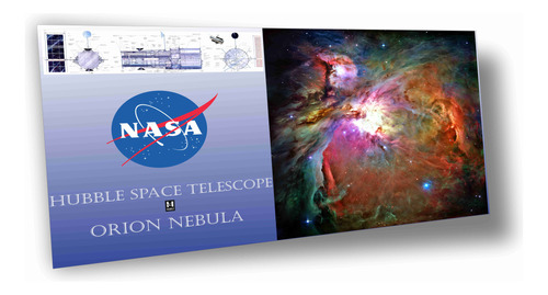 Lienzo Poster Nebulosa De Orión Telescopio Espacial Hubble