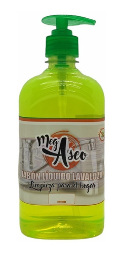 Lavaloza Liquido Megaseo 500 Ml Dispensador Limon