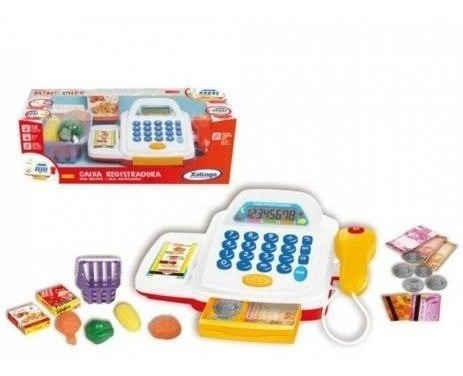 Linha Mini Chef Registradora Com Acessórios Xalingo 11476