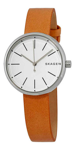 Reloj Skagen Leather Brown Signatur