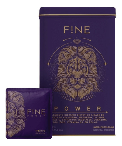  Fine Power Colágeno En Lata 30 Sobres 