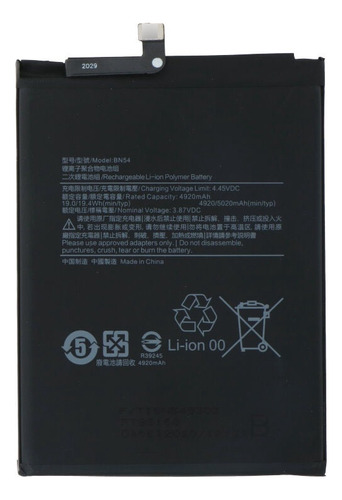 Bateria Compatible Con Xiaomi Note 9 Orig De Fabrica
