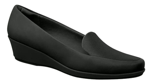 Sapato Feminino Anabela Piccadilly Confortável 143138 Preto 