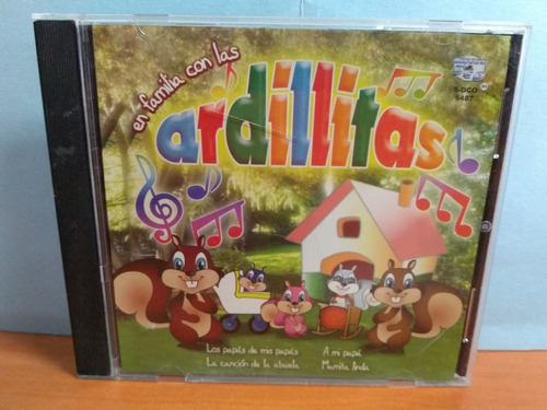 En Familia Con Las Ardillitas, Cd Album Del Año 2008.