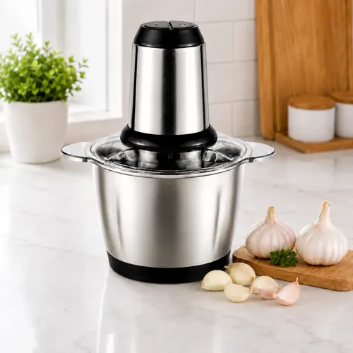 Processador Alimentos Triturador Multiprocessador 2l 110v Aço Inox 127v