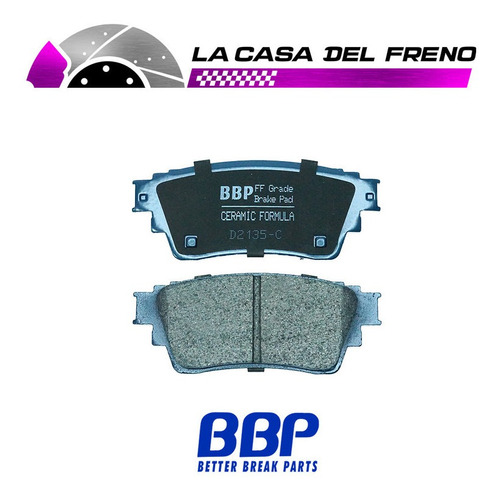 Pastilla De Freno Trasera Mitsubishi Outlander 2.4 2018-2020