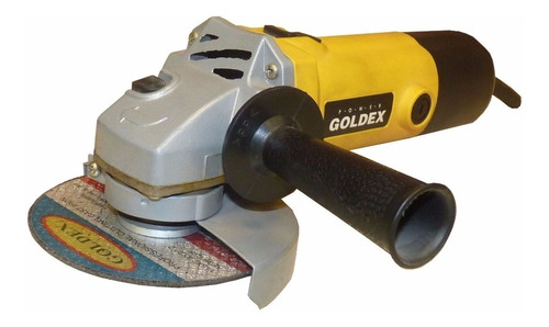 Amoladora 500w 10000rpm Goldex Color Amarillo/Negro Frecuencia 50 Hz