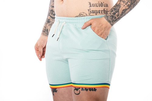 Shorts Hombre Deportivo Gimnasio Futbol Running Pantalon A18