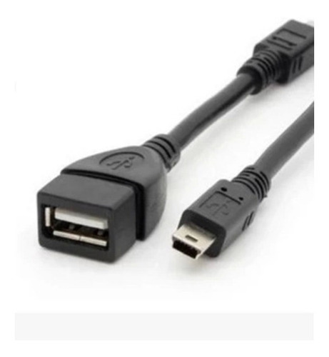 Adaptador Cable Otg Mini Usb Macho A Usb Hembra Convertidor