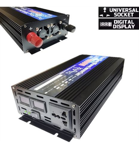 Inversor De Onda Sinusoidal Pura 12v 24v 48v 60v 220 3000w