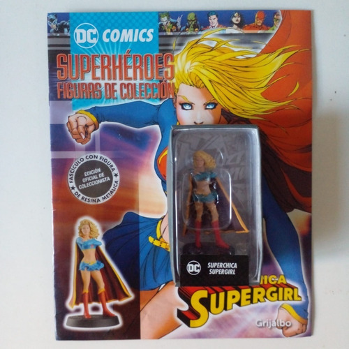 Revista + Figura Coleccionable Dc Comics. Superchica.