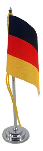 Mini Bandeira De Mesa Alemanha 15 Cm Poliéster