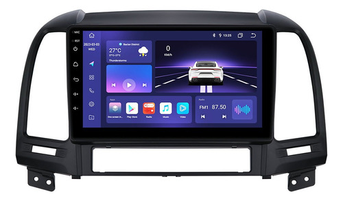 Estéreo Carplay 2+32g Para Hyundai Sante Fe 2 2006-2012