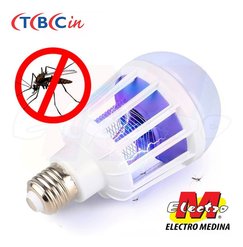 Lámpara Led 9w Mata Insecto Mosca E27 Tbcin Elecro Medina