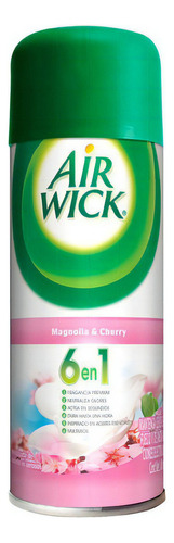 Aromatizante Air Wick Magnolia Cherry en aerosol 400 ml