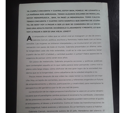 La Revolución De Las Viejas Gabriela Cerruti- Como Nuevo!!! (Usado)