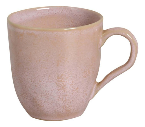 Caneca Em Stoneware 273ml Porto Brasil Orgânico Litchi Cor Rosa