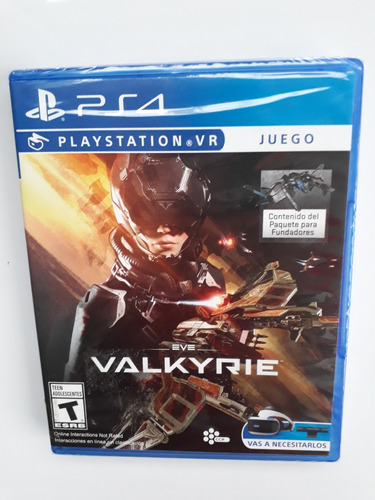 Eve Valkyrie Juego Vr Ps4 Nuevo Y Sellado.