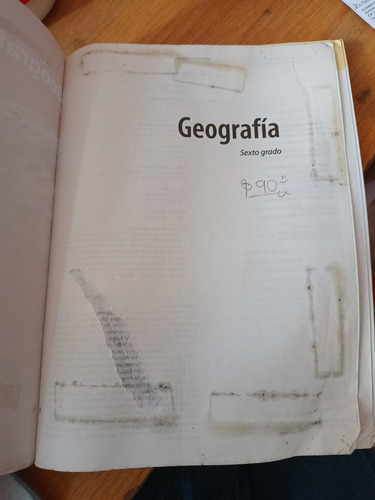 Geografía 6 Grado - Sep (Usado)