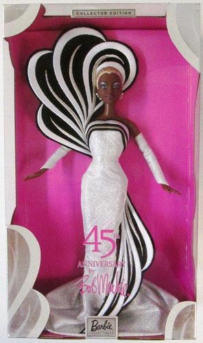 45th Anniversary Barbie De Bob Mackie Afroamericano