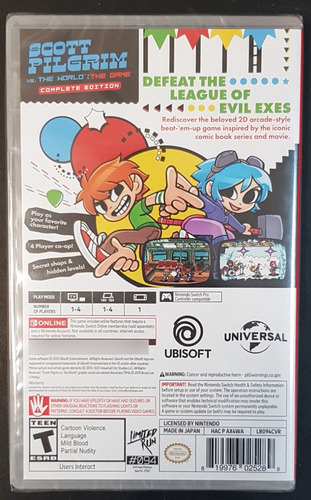 Juego Scott Pilgrim Vs. The World Complete Ed. Switch Nuevo!