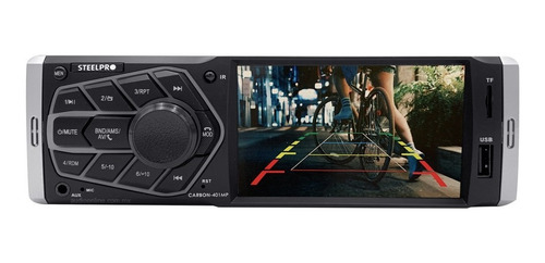 Imagen 2 de 10 de Autoestereo Pantalla 1 Din Steelpro Bluetooth Cámara Reversa