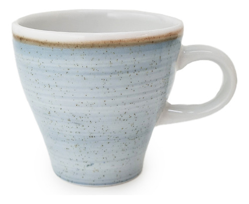 X 6 Pocillo Capuccino Corona Artisan 162 Ml Color Azul